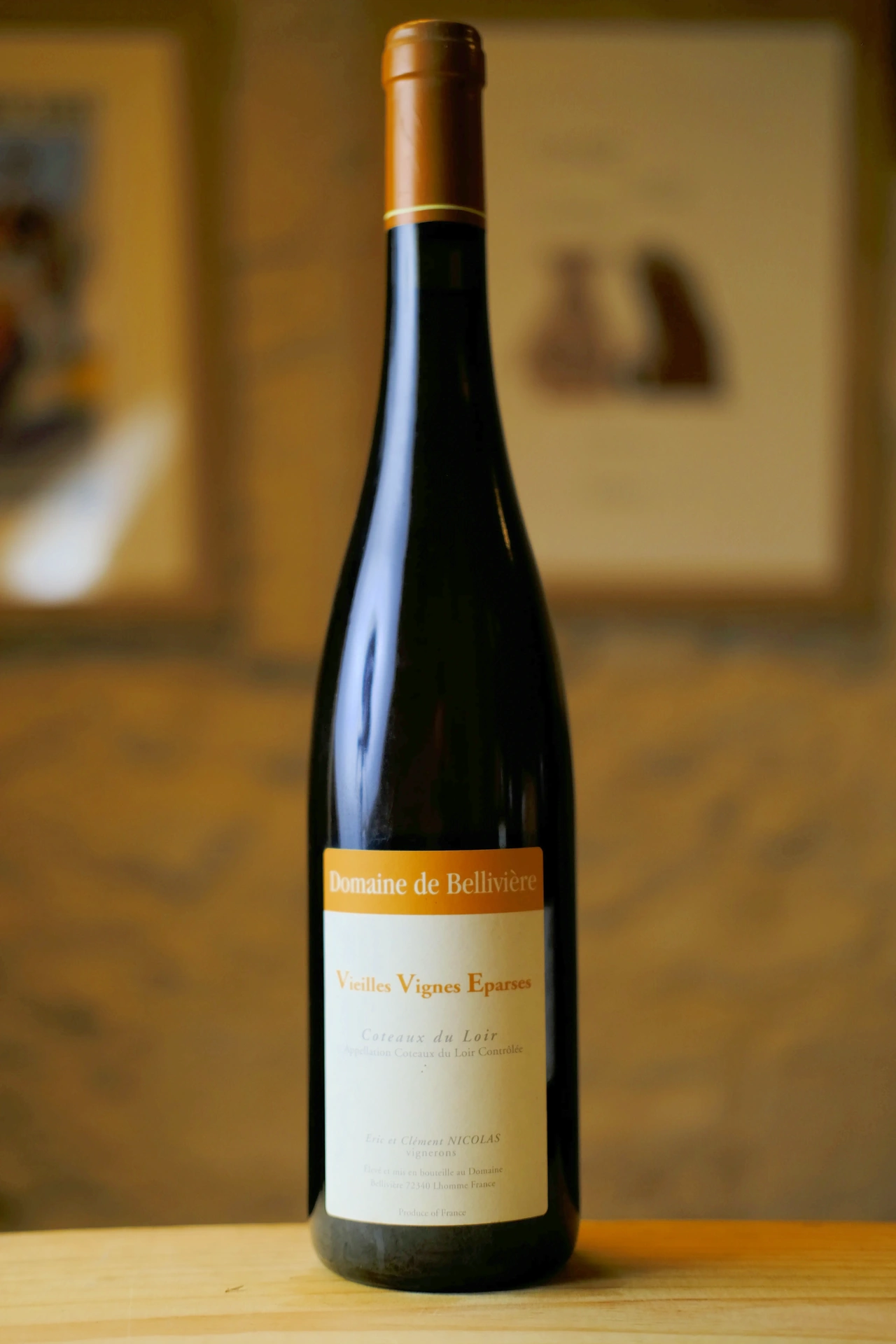 Domaine de Bellivière - Coteaux du Loir - Vieilles vignes Eparses (demi sec) - 2018