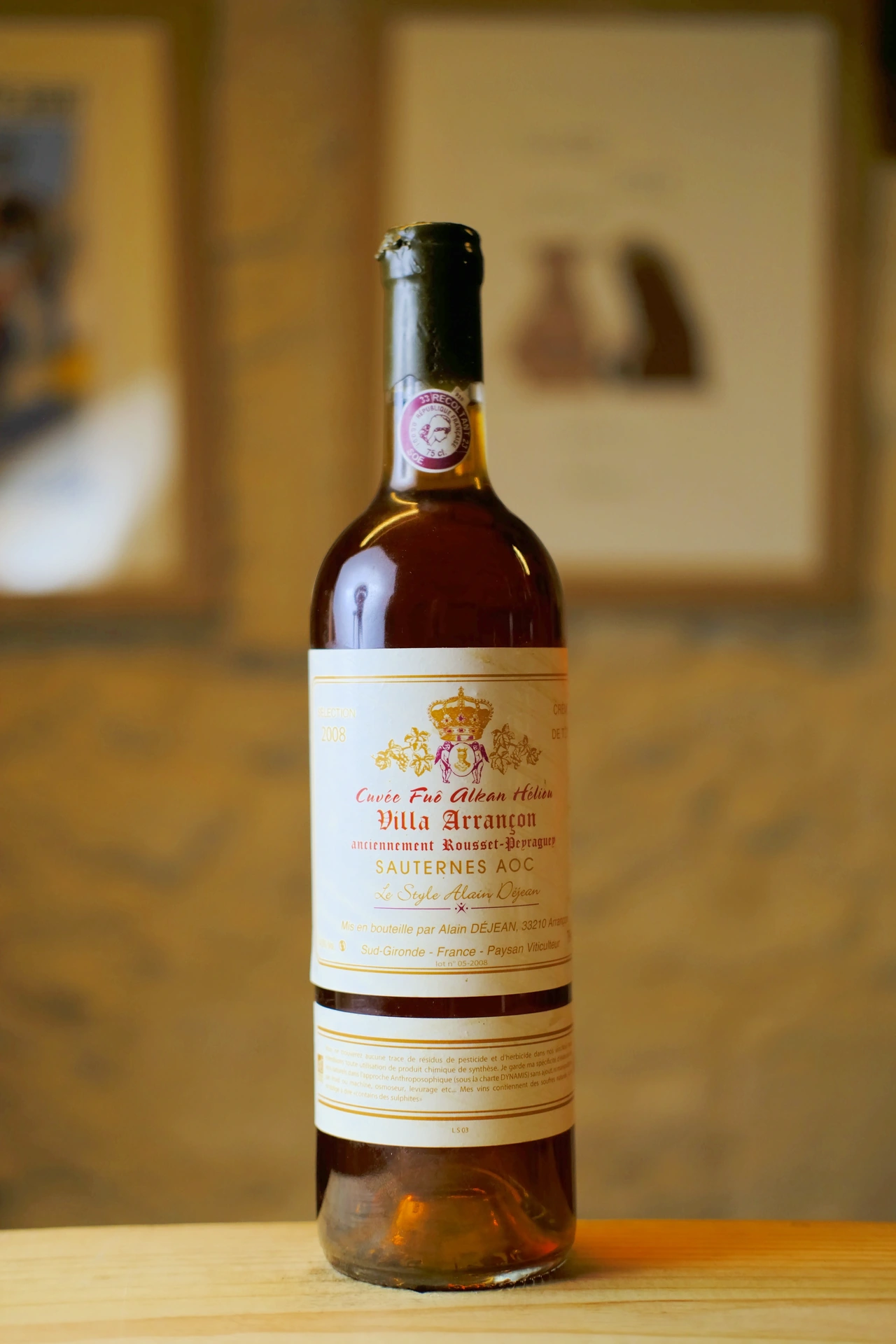 Domaine du Rousset Peyraguey - Villa Arrançon - Cuvée Fuô Alkan Hélion - 2008